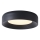 LED Plafondlamp LED/30W/230V 3000K zwart diameter 40 cm