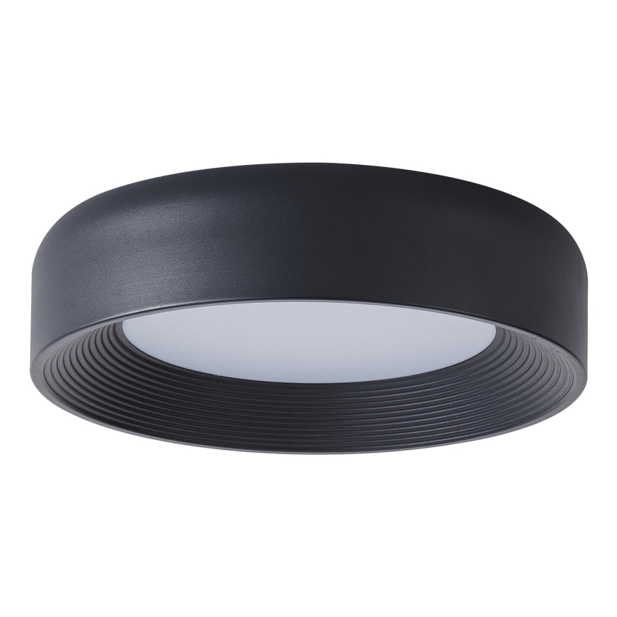 LED Plafondlamp LED/30W/230V 3000K zwart diameter 40 cm