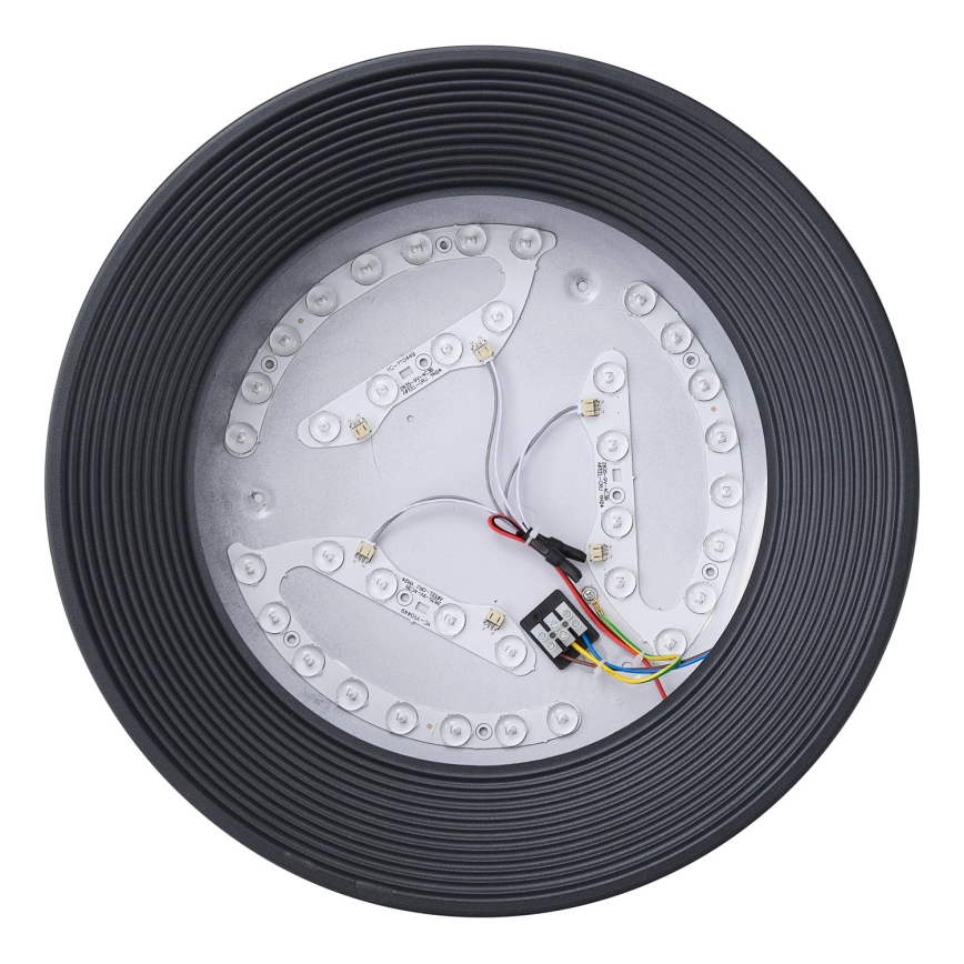 LED Plafondlamp LED/30W/230V 3000K zwart diameter 40 cm