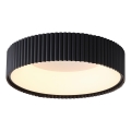 LED Plafondlamp LED/30W/230V 3000K zwart diameter 46 cm