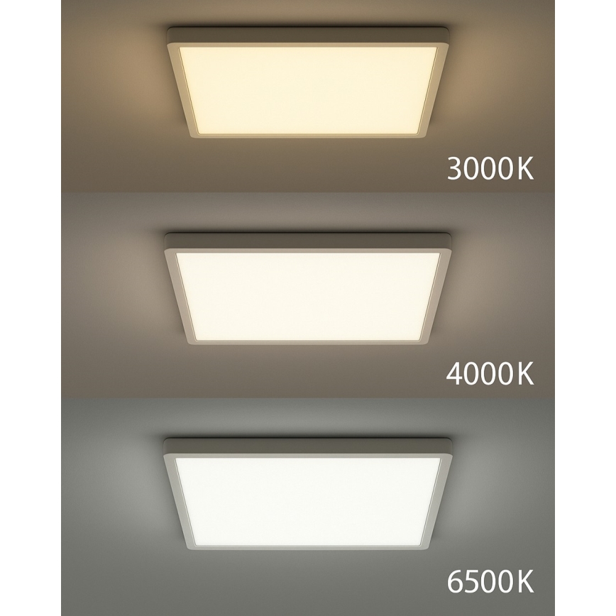 LED plafondlamp LED/32W/230V 3000/4000/6500K 40x40 cm wit