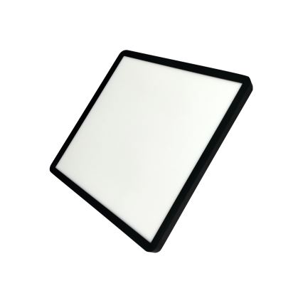 LED plafondlamp LED/32W/230V 3000/4000/6500K 40x40 cm zwart
