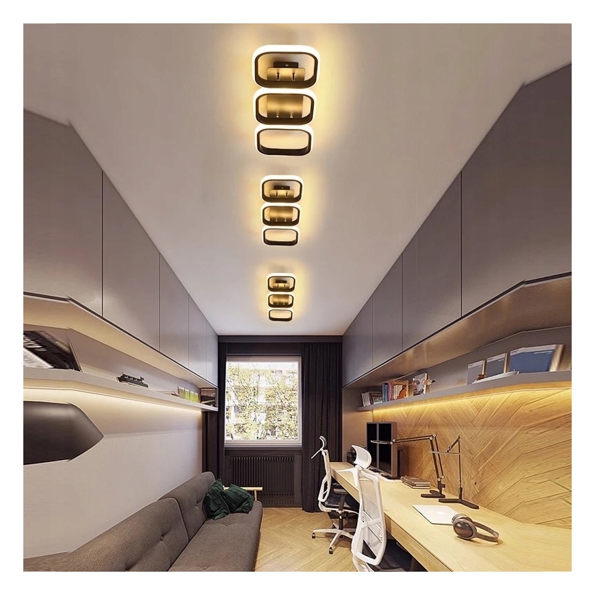 LED plafondlamp LED/33W/230V zwart