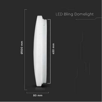 LED Plafondlamp LED/36W/230V d. 50 cm 3000/4000/6400K