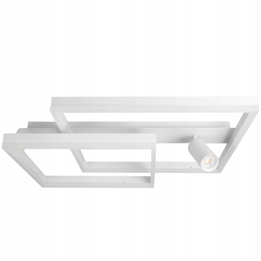 LED-plafondlamp LED/38W/230V + 1xGU10/30W wit