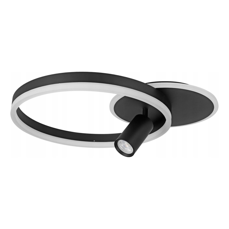 LED plafondlamp LED/38W/230V + 1xGU10/30W zwart