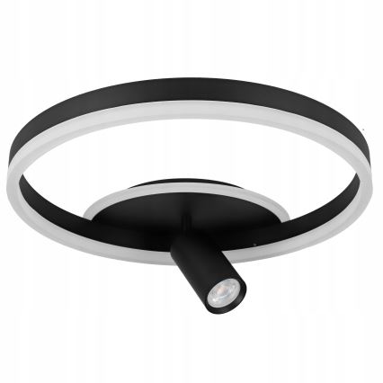 LED plafondlamp LED/38W/230V + 1xGU10/30W zwart