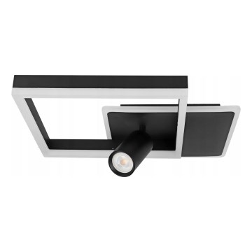 LED plafondlamp LED/38W/230V + 1xGU10/30W zwart