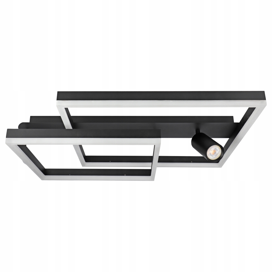 LED-plafondlamp LED/38W/230V + 1xGU10/30W zwart