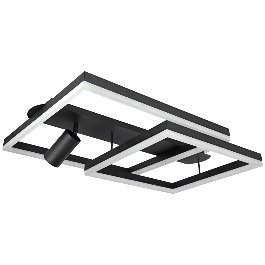 LED-plafondlamp LED/38W/230V + 1xGU10/30W zwart