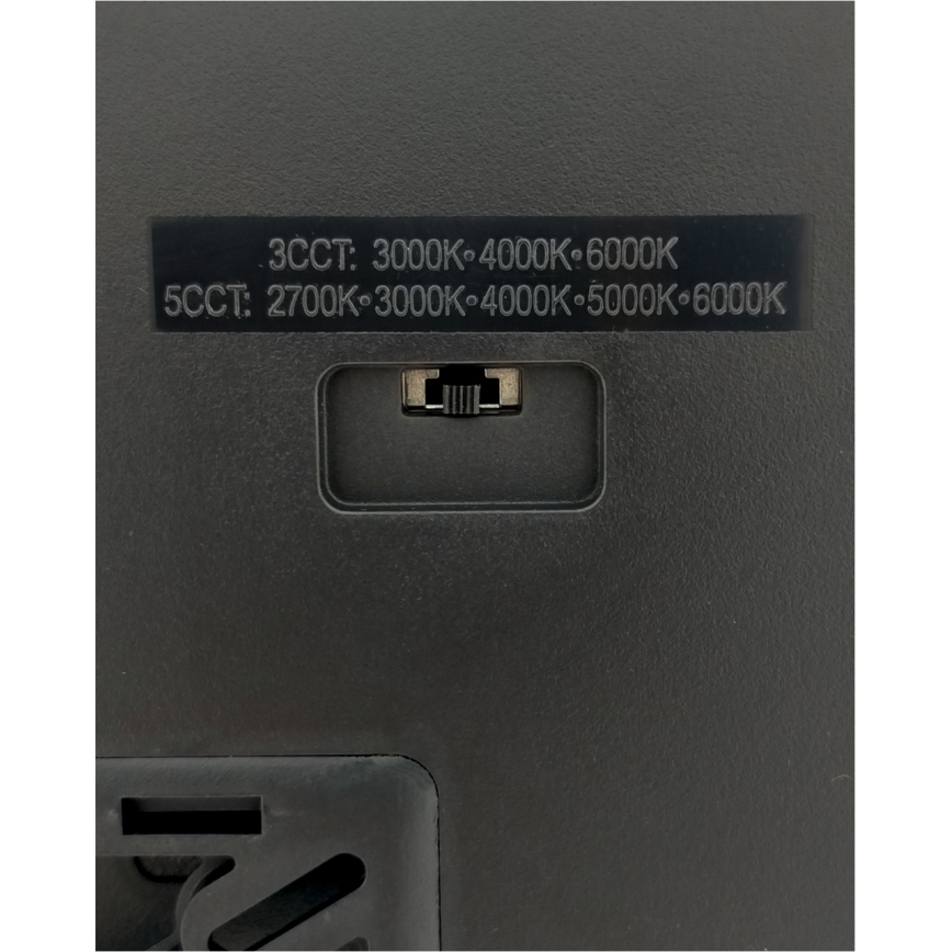 LED-plafondlamp LED/40W/230V 3000/4000/6500K 50x50 cm zwart