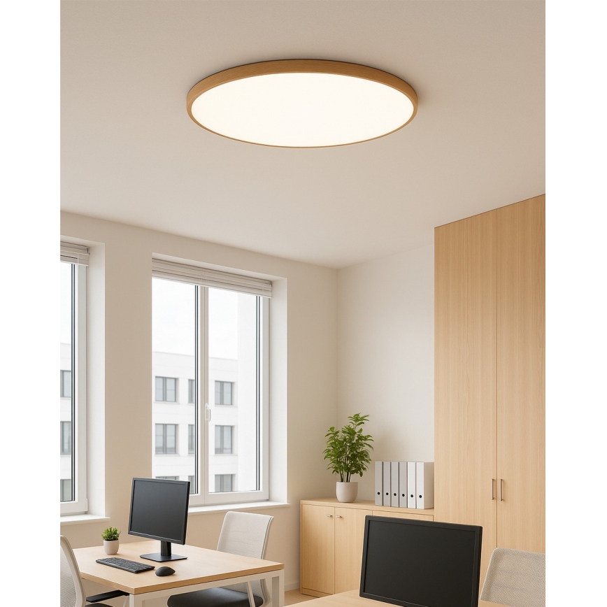 LED-plafondlamp LED/40W/230V 3000/4000/6500K Ø 50 cm beige