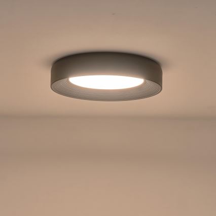 LED Plafondlamp LED/40W/230V 3000K zwart diameter 50 cm