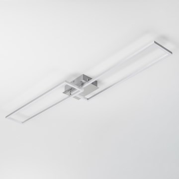 LED-plafondlamp LED/40W/230V mat chroom