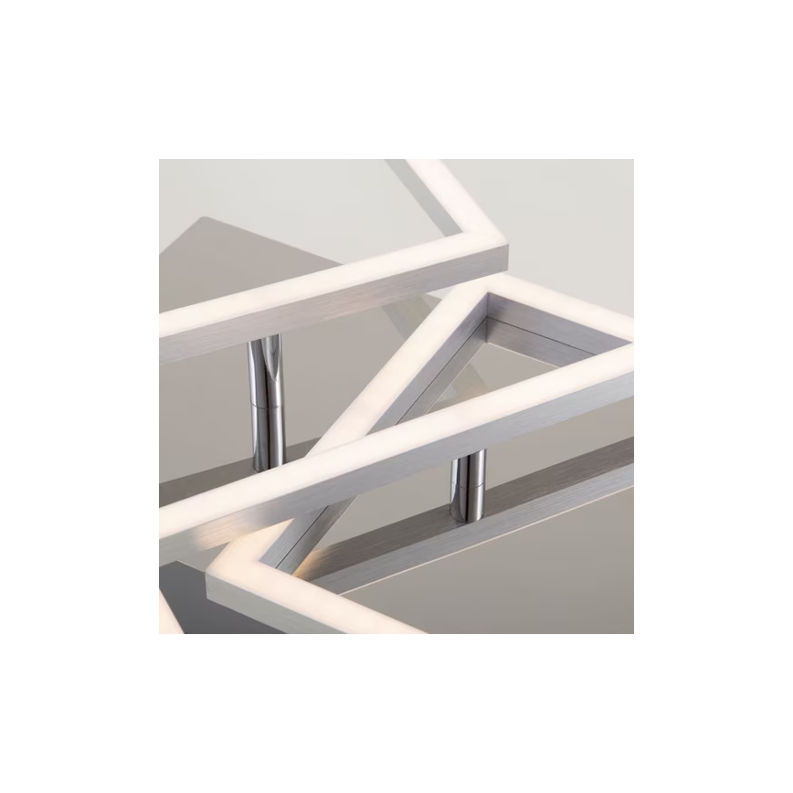 LED Plafondlamp LED/42W/230V 3000K mat chroom