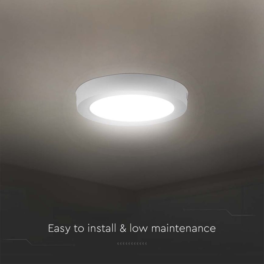 LED Plafondlamp LED/6W/230V 3000K wit