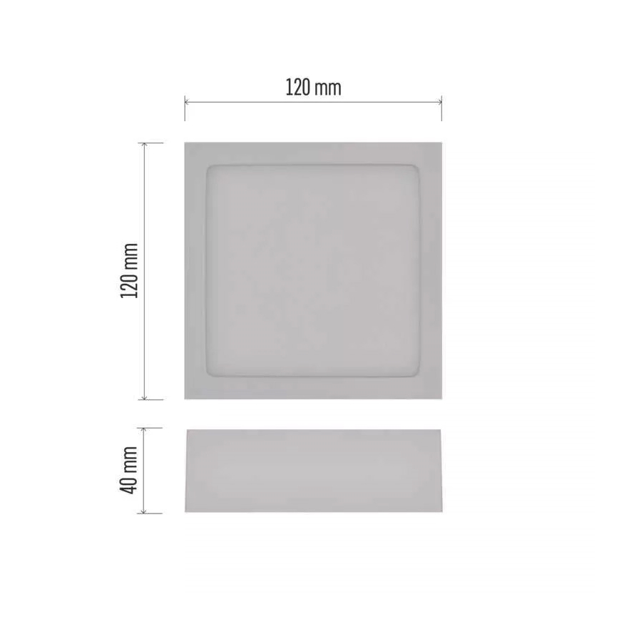 LED Plafondlamp NEXXO LED/7,6W/230V 3000/3500/4000K 12x12 cm wit