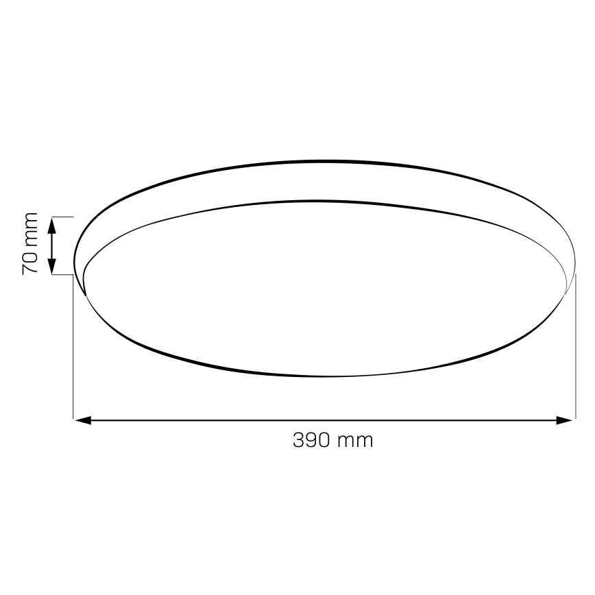 LED-plafondlamp LIBRA LED/24W/230V 4000K Ø 39 cm goud