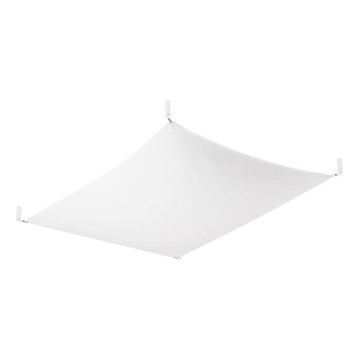 LED plafondlamp LUNA 2xG13/8,5W/230V 80x105 cm wit