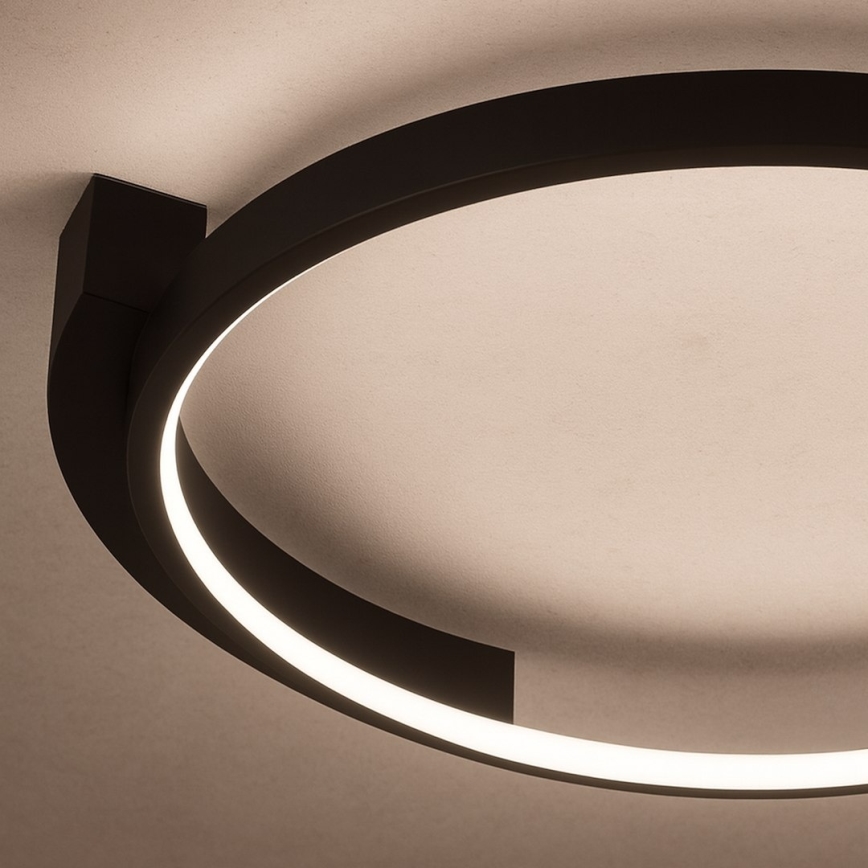 LED-plafondlamp LUNA LED/18W/230V Ø 42,5 cm zwart