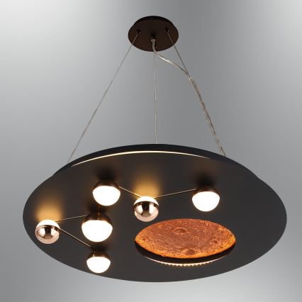 LED-plafondlamp MARS LED/48W/230V 3000K zwart