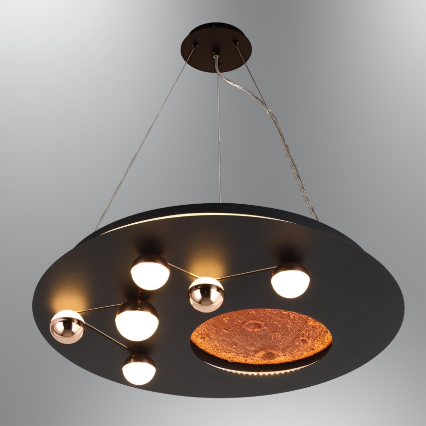 LED-plafondlamp MARS LED/48W/230V 3000K zwart