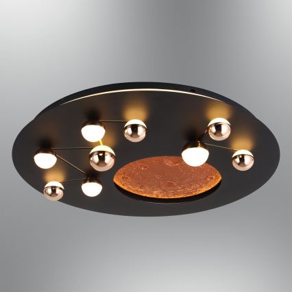 LED Plafondlamp MARS LED/58W/230V 3000K zwart