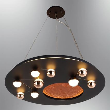 LED Plafondlamp MARS LED/58W/230V 3000K zwart