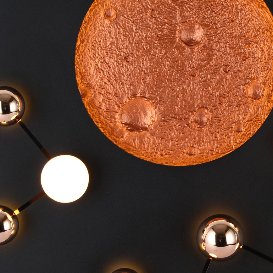 LED Plafondlamp MARS LED/58W/230V 3000K zwart