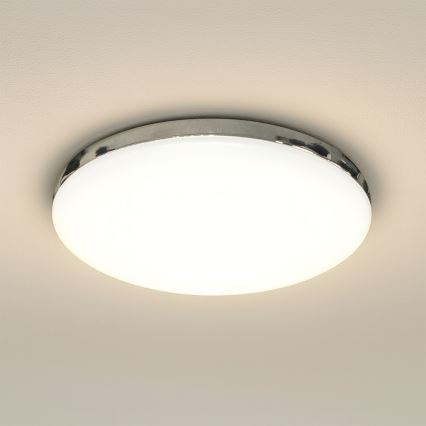 LED-plafondlamp MAYA LED/36W/230V Ø 50 cm glanzend chroom