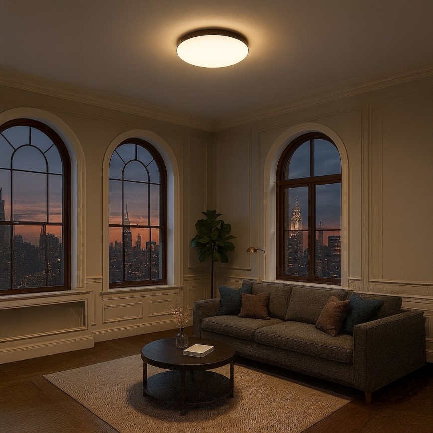 LED plafondlamp MAYA LED/36W/230V Ø 50 cm zwart