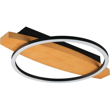 LED-plafondlamp MELISA LED/12W/230V 30x40 cm van dennenhout