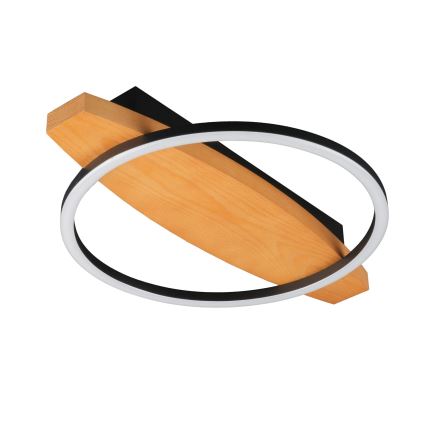 LED-plafondlamp MELISA LED/12W/230V 30x40 cm van dennenhout