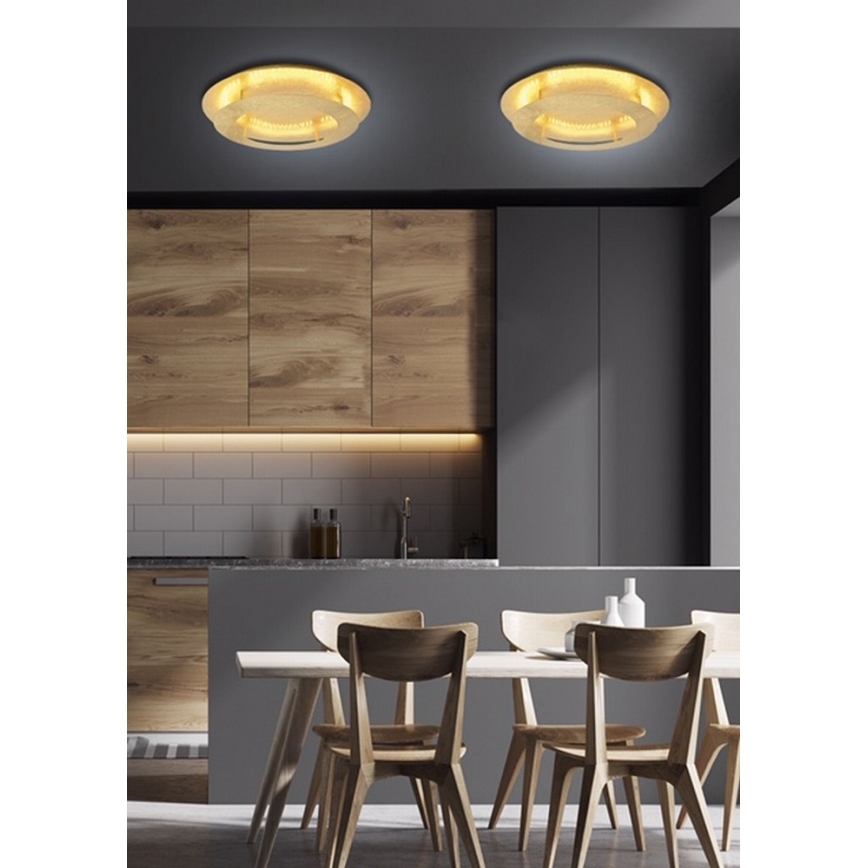LED Plafondlamp MERPLE LED/18W/230V goud
