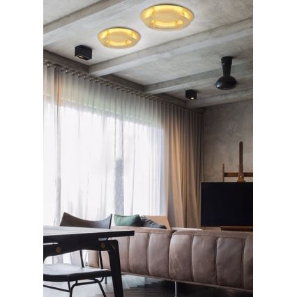 LED Plafondlamp MERPLE LED/18W/230V goud