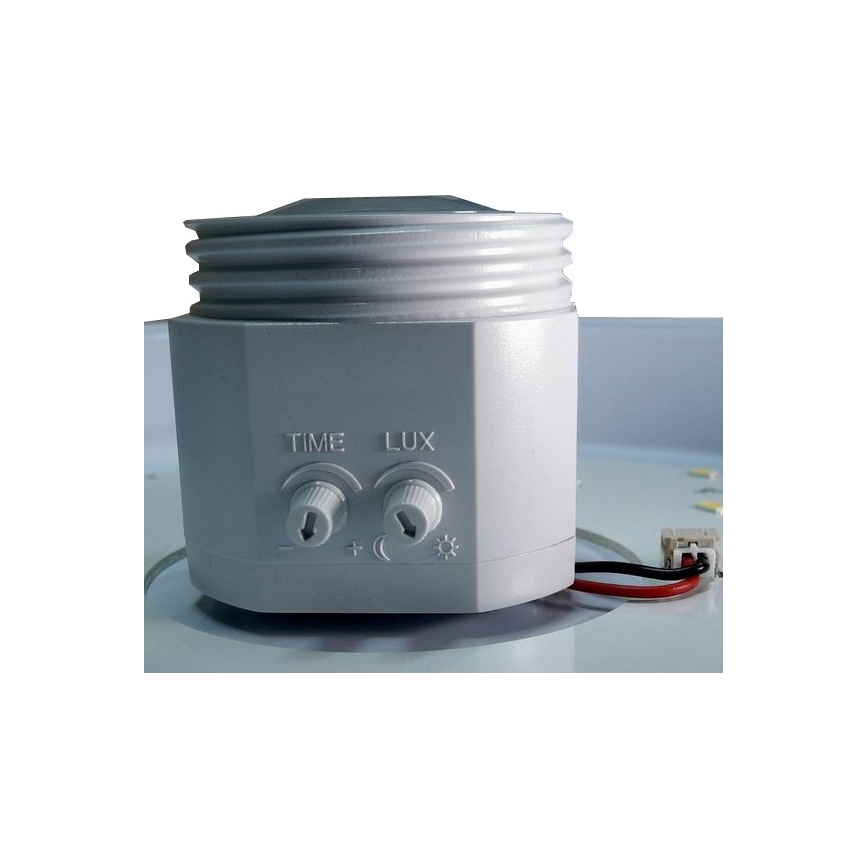 LED plafondlamp met bewegings- en schemersensor LED/12W/230V Ø 29 cm wit