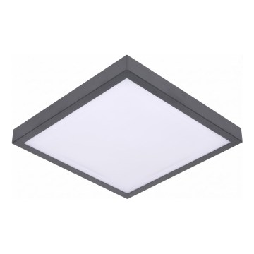 LED-plafondlamp met bewegings- en schemersensor VITALI LED/24W/230V 4000K 33x33 cm antraciet
