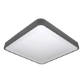 LED-plafondlamp met bewegings- en schemersensor WILTON LED/24W/230V 4000K 33x33 cm antraciet