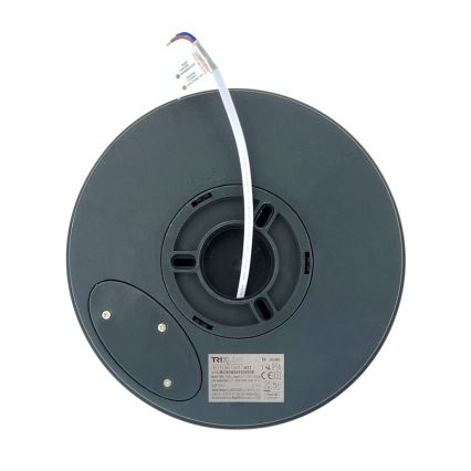 LED plafondlamp voor badkamer met bewegingssensor LED/20W/230V 3000/4000/6500K pr. 23 cm IP54 antraciet
