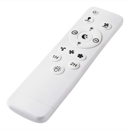 LED Dimbare plafondlamp met ventilator APOLLO LED/38W/230V zwart + afstandsbediening