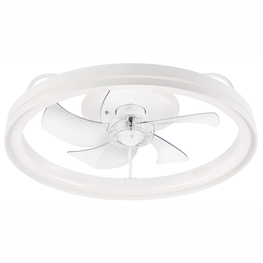 LED Dimbare plafondlamp met ventilator FARGO LED/37W/230V wit + afstandsbediening