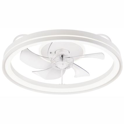 LED Dimbare plafondlamp met ventilator FARGO LED/37W/230V wit + afstandsbediening