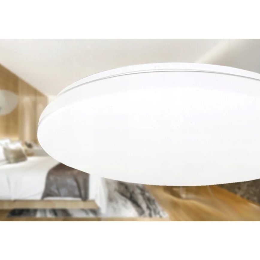 LED plafondlamp met motion en dusk sensor LED/24W/230V 4000K diameter 32,5 cm wit