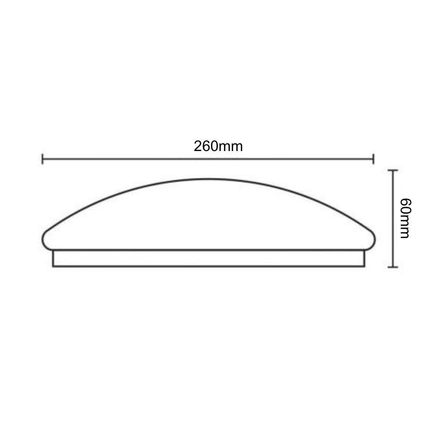 LED Plafondlamp met sensor OPAL LED/12W/230V 4000K