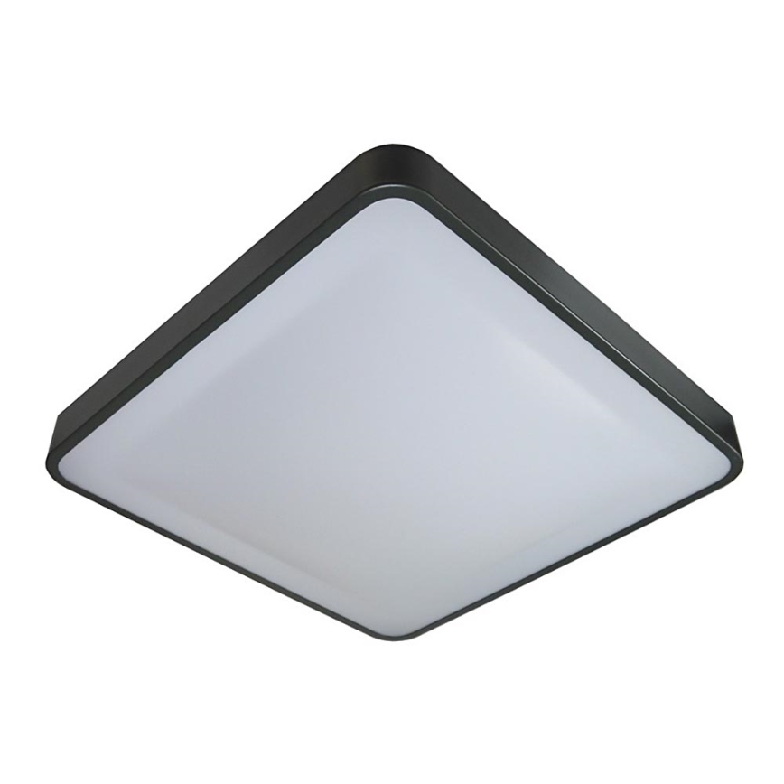 LED Plafondlamp met sensor WILTON LED/24W/230V 37,5x37,5 cm antraciet