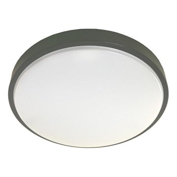 LED Plafondlamp met sensor WILTON LED/24W/230V 4000K diameter 38 cm antraciet