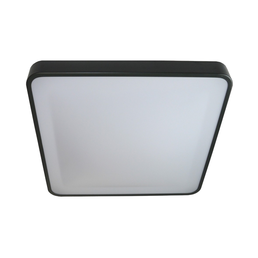 LED Plafondlamp met sensor WILTON LED/24W/230V 37,5x37,5 cm antraciet
