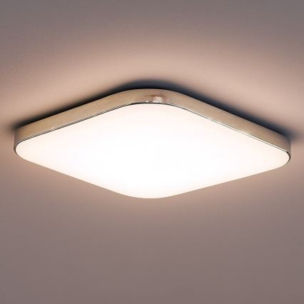 LED plafondlamp NEMO LED/36W/230V 50x50 cm glanzend chroom