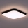 LED plafondlamp NEMO LED/36W/230V 50x50 cm zwart