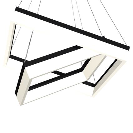 LED Plafondlamp NERO 2x LED / 80W / 230V